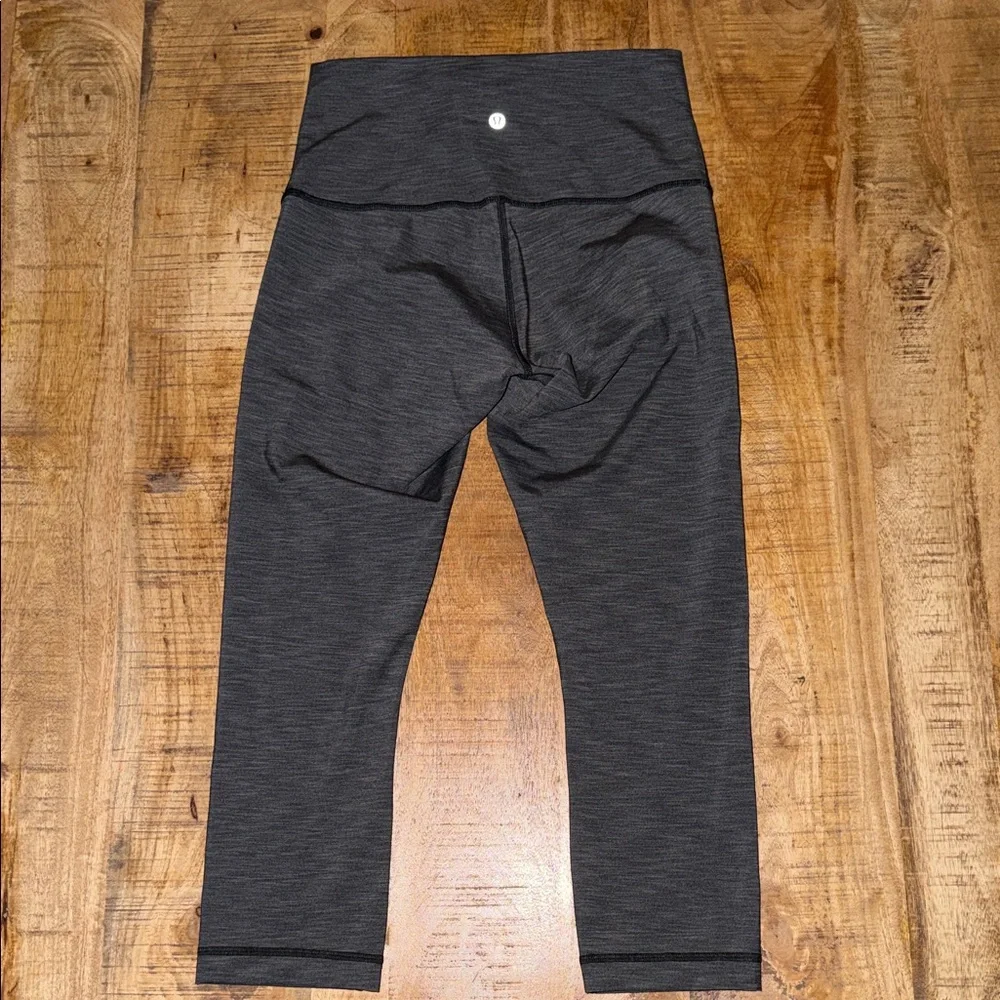 Lululemon Athletica Charcoal Gray Leggings - Picture 2 of 3